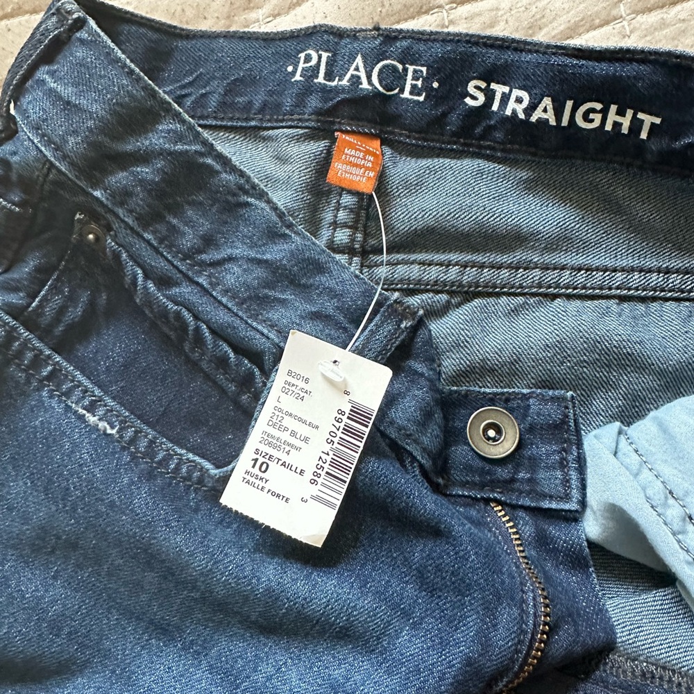 The Children's Place Dark Blue Straight Jeans
